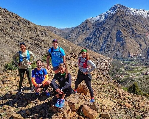 High Atlas mountain expedition team
